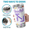 Custom Word Search Puzzle 3D Inflated Effect Printed Tumbler - Personalized Mother's Day Birthday Gifts For Mom, Grandma - Sweet Names, Sweeter Memories