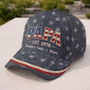 Custom Hat, All Over Print Classic Cap - Personalized Father's Day Gifts For Dad, Grandpa - Our Home, Our Story