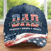 Custom Hat, All Over Print Classic Cap - Personalized Father's Day Gifts For Dad, Grandpa - The Legend We Call Dad