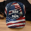 Custom Hat, All Over Print Classic Cap - Personalized Father's Day Birthday Gifts For Dad, Grandpa - From Dad To Papa