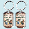 Custom Keychain - Personalized Anniversary Wedding Gifts For Husband And Wife, Him And Her, Campers - Keys To The Camper