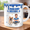 Custom 3D Inflated Effect Printed Mug - Personalized Father's Day Birthday Gifts For Dog Lovers, Dog Dad - Home Is Where Pets Are