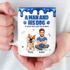 Custom 3D Inflated Effect Printed Mug - Personalized Father's Day Birthday Gifts For Dog Lovers, Dog Dad - Home Is Where Pets Are