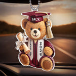Custom Acrylic Car Ornament - Personalized Graduation Gifts For Him, Her - The Tassel Was Worth The Hassle