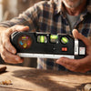 Custom Laser Level Tool - Personalized Father's Day Birthday Gifts For Dad, Grandpa - Built Strong, Loved Forever
