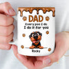 Custom 3D Inflated Effect Printed Mug - Personalized Father's Day Mother's Day Birthday Gifts For Dog Lovers, Dog Dad And Mom - Every Poo Is Just For You