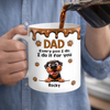 Custom 3D Inflated Effect Printed Mug - Personalized Father's Day Mother's Day Birthday Gifts For Dog Lovers, Dog Dad And Mom - Every Poo Is Just For You