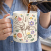 Custom Faux Embroidery Mug - Personalized Mother's Day Birthday Gifts For Mom, Grandma - All Hands Lead Back To Mama