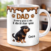 Custom 3D Inflated Effect Printed Mug - Personalized Mother's Day Father's Day Birthday Gifts For Dog Lovers, Dog Dad And Mom - Every Little Poo For You