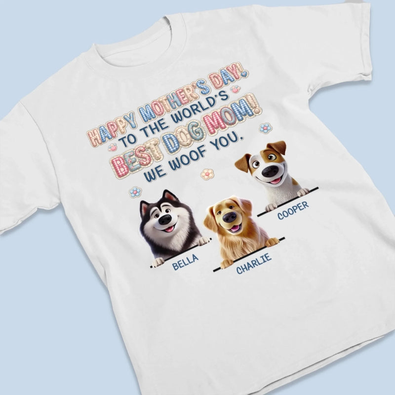 Custom Unisex T-shirt, Premium T-shirt, Hoodie - Personalized Mother's Day Birthday Gifts For Dog Lovers, Dog Dad And Mom - Celebrating The Queen Of Cuddles