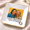 Custom Photo Funny Caricature Jewelry Dish - Personalized Best Friend Birthday Gifts For Women, Besties, Sisters, BFF - A Little Crazy, A Lot Of Love