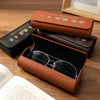 Custom PU Leather Eyeglass Case - Personalized Father's Day Birthday Gifts For Dad, Grandpa - Cool Dad Club