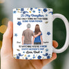 Custom 3D Inflated Effect Printed Mug - Personalized Mother's Day Birthday Gifts For Daughter - A Daughter Grown, A Father Proud