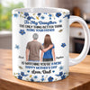 Custom 3D Inflated Effect Printed Mug - Personalized Mother's Day Birthday Gifts For Daughter - A Daughter Grown, A Father Proud