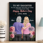 Custom Vertical Poster - Personalized Mother's Day Birthday Gifts For Daughter - Under The Stars, Still My Girl