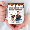 Custom 3D Inflated Effect Printed Mug - Personalized Father's Day Birthday Gifts For Dog Lovers, Dog Dad - Forever Loved My Loyal Friend
