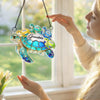 Custom Turtle Window Hanging Suncatcher Ornament - Personalized Mother's Day Birthday Gifts For Mom, Grandma - Carry Love Wherever You Go