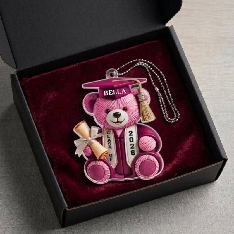 Custom Acrylic Car Ornament - Personalized Graduation Gifts For Him, Her - The Tassel Was Worth The Hassle