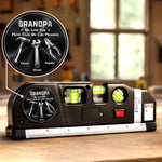 Custom Laser Level Tool - Personalized Father's Day Birthday Gifts For Dad, Grandpa - Strong, Wise, And Always There