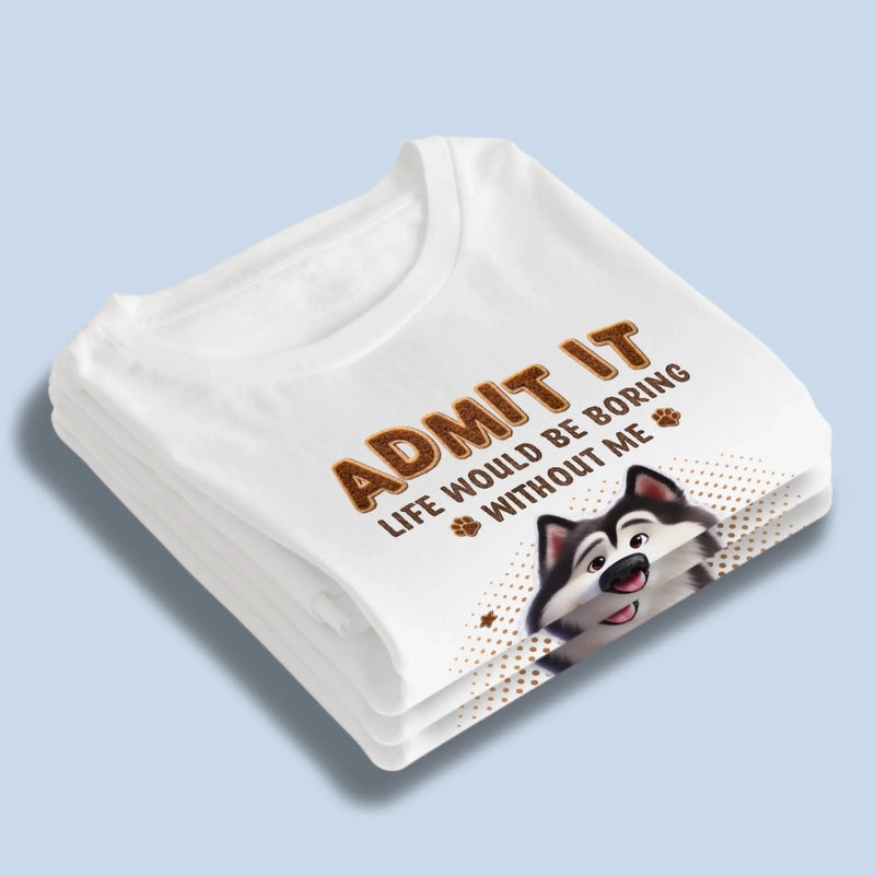 Custom Unisex T-shirt, Premium T-shirt, Hoodie - Personalized Mother's Day Birthday Gifts For Dog Cat Lovers, Dog Dad And Mom, Cat Owners - A Daily Dose Of Furry Attitude