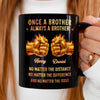 Custom Black Mug - Personalized Birthday Gifts For Brother - Brave Brother Club