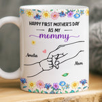 Custom Mug - Personalized Mother's Day, Baby Shower, Gender Reveal Gifts For New Moms, Wife, Daughter - The Sweetest Little Hand To Hold