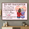 Custom Horizontal Poster - Personalized Mother's Day Birthday Gifts For Daughter - Where Memories Become Part Of Home