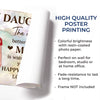 Custom Horizontal Poster - Personalized Mother's Day Birthday Gifts For Daughter - Always With You