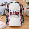 Custom Hat, All Over Print Classic Cap - Personalized Mother's Day, Father's Day Gifts For Mom, Grandma - Favorite Players Call Me Mama