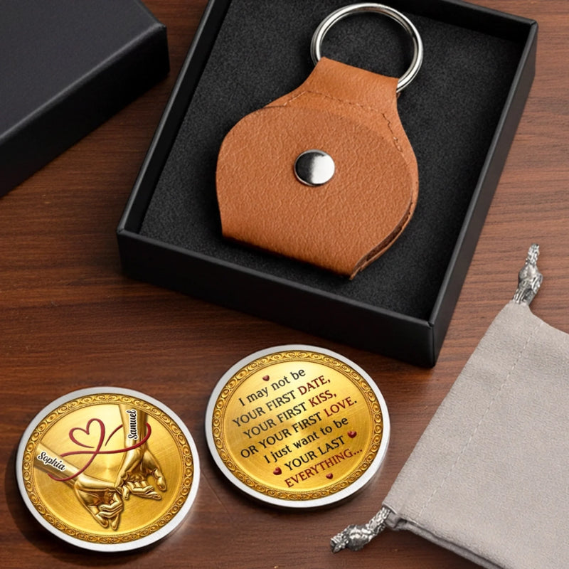 Custom Pocket Hug - Personalized Anniversary Wedding Gifts For Husband And Wife, Him And Her - Love Grows Stronger Together