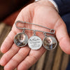 Custom Lapel Pin With Photo Charms - Personalized Memorial Sympathy Graduation Gifts For Him, Her - Your Love Was My Education