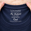 Custom Inside Neck Print T-Shirt - Personalized Anniversary Wedding Gifts For Husband And Wife, Him And Her - You Are Our Home