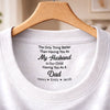 Custom Inside Neck Print T-Shirt - Personalized Anniversary Wedding Gifts For Husband And Wife, Him And Her - You Are Our Home