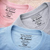 Custom Inside Neck Print T-Shirt - Personalized Anniversary Wedding Gifts For Husband And Wife, Him And Her - You Are Our Home
