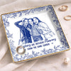 Custom Photo Full-Print Jewelry Dish - Personalized Best Friend Birthday Gifts For Women, Besties, Sisters, BFF - Soul Sisters Forever