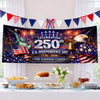 Custom Polyester Outdoor Banner - Personalized America 250th Anniversary Gifts For Mom, Dad, Brother, Sister, Kids - United We Stand Stronger Together