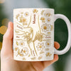 Custom 3D Inflated Effect Printed Mug - Personalized Mother's Day Gifts For Mom, Grandma - Together Is Her Favorite Place