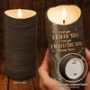You're My Happy Place - Couple Personalized Custom LED Candle - Gift For Husband Wife, Anniversary