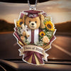 Custom Acrylic Car Ornament - Personalized Graduation Gifts For Him, Her - And So The Adventure Begins