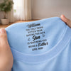 Custom Inside Neck Print T-Shirt - Personalized Birthday Gifts For Son, Daughter - Born To Shine