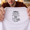 Custom Inside Neck Print T-Shirt - Personalized Birthday Gifts For Son, Daughter - Born To Shine