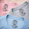 Custom Inside Neck Print T-Shirt - Personalized Birthday Gifts For Son, Daughter - Born To Shine