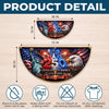 Custom Non-Pleated Fan Flag -  Personalized America 250th Anniversary Gifts For Mom, Dad, Brother, Sister, Kids - Welcome To Our American Home