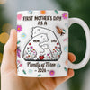 Custom 3D Inflated Effect Printed Mug - Personalized Mother's Day, Baby Shower, Gender Reveal Gifts For New Moms, Wife, Daughter - Family Is Where Hugs Never End