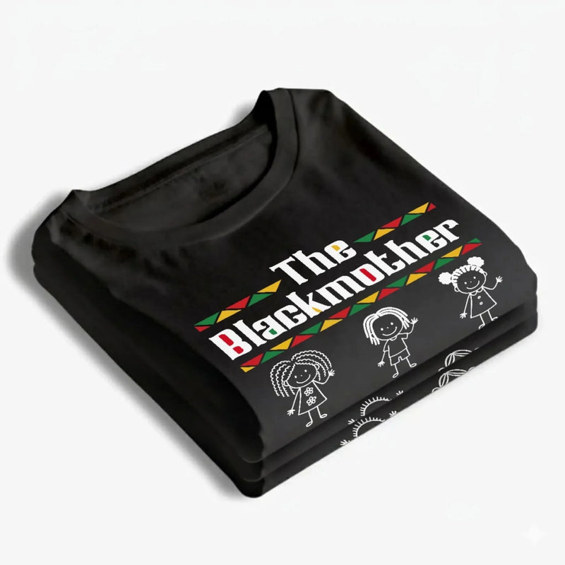 Custom Unisex T-shirt, Premium T-shirt, Hoodie - Personalized Mother's Day Birthday Gifts For Mom, Grandma - Black Mother, Beautiful Legacy