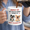 Custom 3D Inflated Effect Printed Mug - Personalized Mother's Day Birthday Gifts For Dog Lovers, Dog Dad And Mom - Mom’s Daily Dose Of Chaos