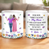 Custom Mug - Personalized Mother's Day Birthday Gifts For Mom, Daughter - Thanks For Being Our Mom