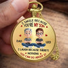 Custom Pocket Watch - Personalized Birthday Gifts For Son - Watching You Grow Makes Me Proud