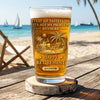 Custom Beer Glass - Personalized Retirement Gifts For Women, Men - Cheers To A Life Well Earned