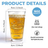 Custom Beer Glass - Personalized Retirement Gifts For Women, Men - Cheers To A Life Well Earned